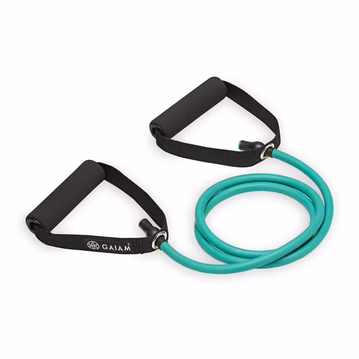 Träningsgummiband (medium) med dörrfäste från Gaiam