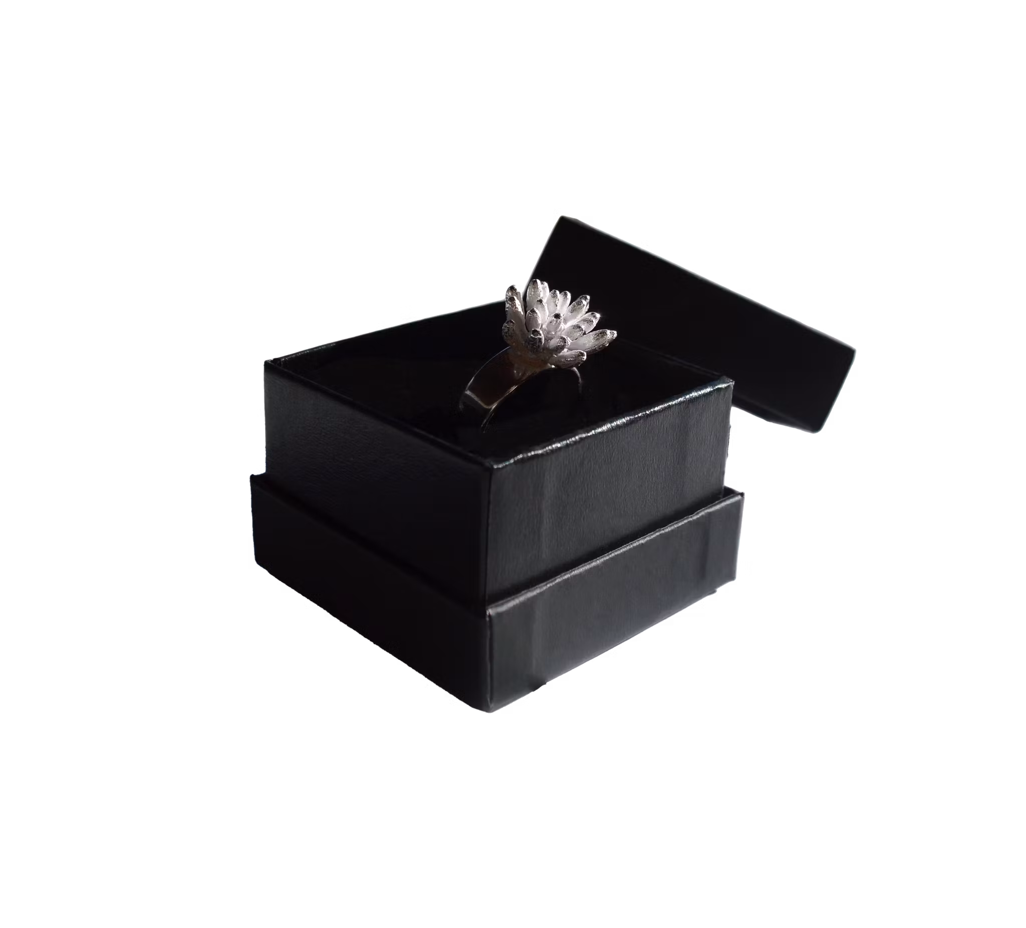 Silverring Flower Power storlek 51