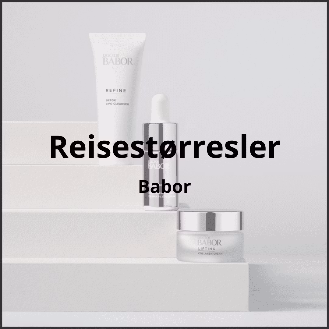 Barbor reise-størresler - hudshop.no