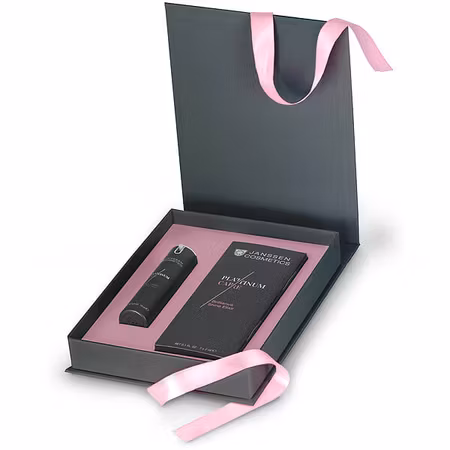 Tilbud Janssen Cosmetics Platinum Care, Giftset Eye Care+Brilliance Shine Elixir, 7x2 - outlet