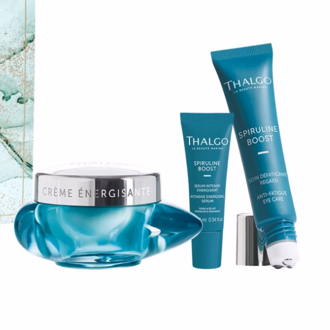 Thalgo -- Spiruline Boost - Energising Collection - Energigivende krem, serum og øyengele