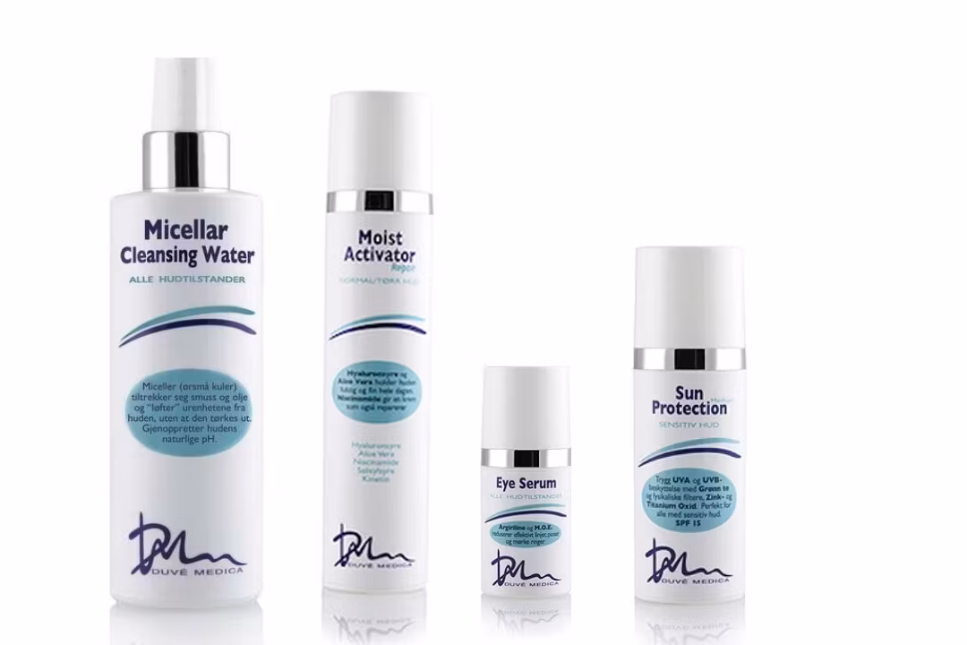 DUVÉ MEDICA Hudprogram - et enkelt fukt program