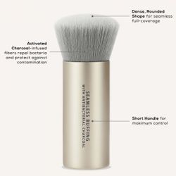 BARE MINERALS Seamless Buffing Brush with Antibacterial Charcoal