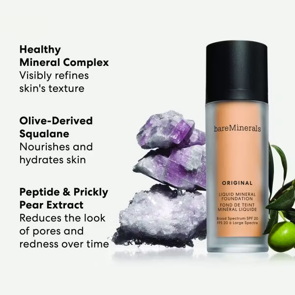 BARE MINERALS Original Liquid Mineral Foundation SPF 20- Fairly Light 03