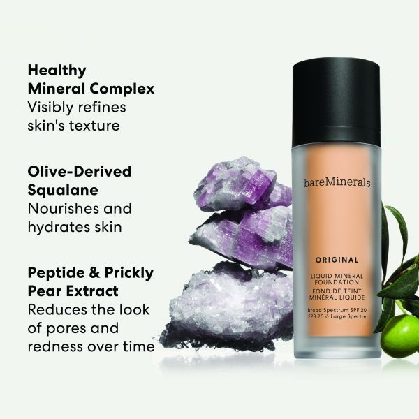 BARE MINERALS Original Liquid Mineral Foundation SPF 20 - Light 08