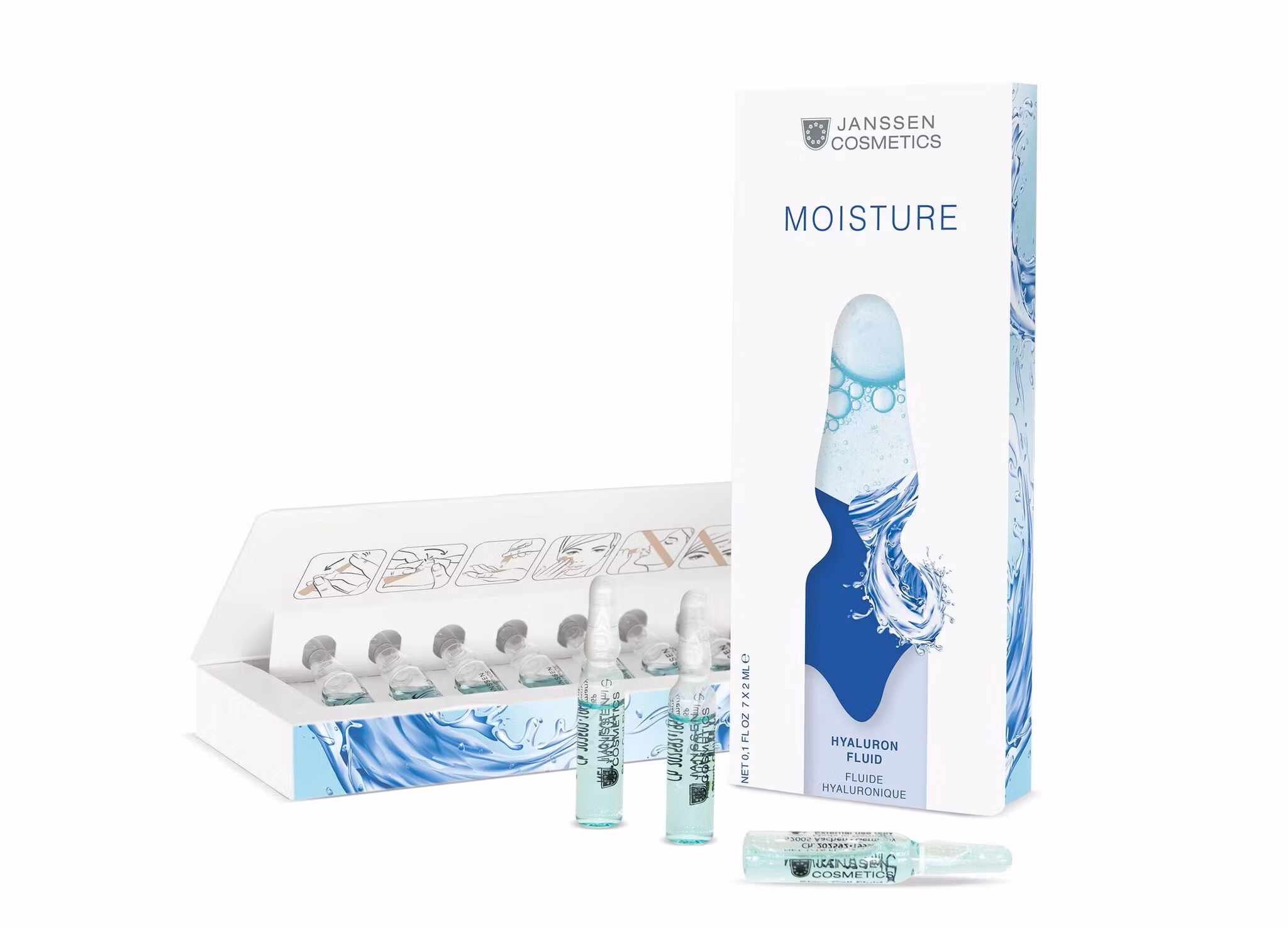Janssen Cosmetics - Moisture, Hyaluron Fluid, 7x2ml - ampuller fukt