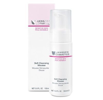 Janssen Cosmetics - Sensitive Skin - Soft Cleansing Mousse, 150ml - Rense skum
