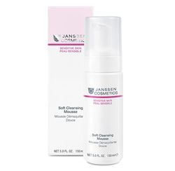 Janssen Cosmetics - Sensitive Skin - Soft Cleansing Mousse, 150ml - Rense skum