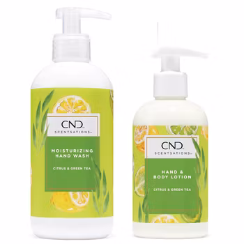 CND Scentsations - Citrus & Green Tea – Duo Wash & Lotion - Sitrus og grønn te håndsåpe og håndkrem