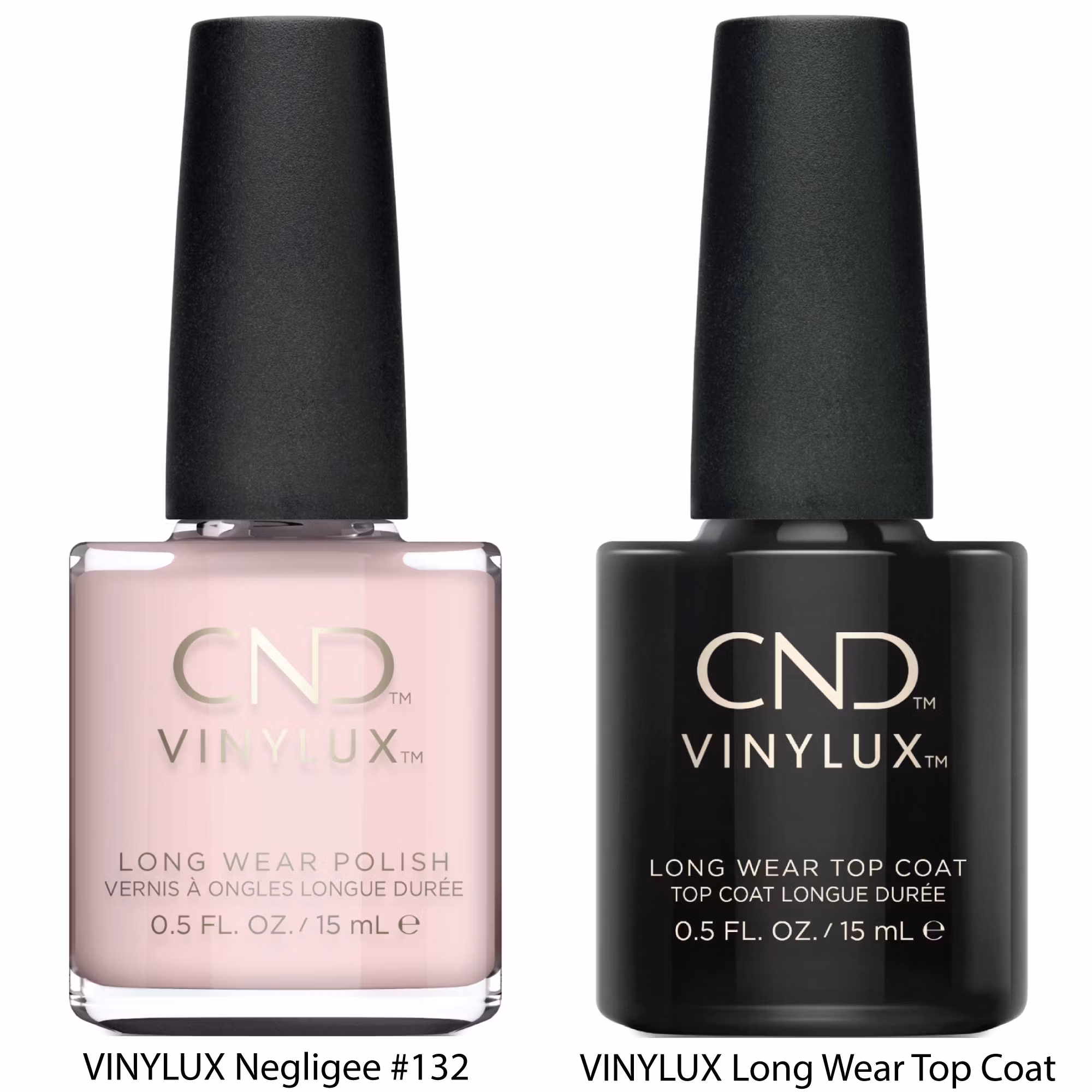 CND Negligee & Top Coat Duo - neglelakk og overlakk for naturlig utseende