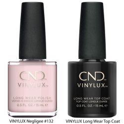 CND Negligee & Top Coat Duo - neglelakk og overlakk for naturlig utseende