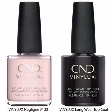 CND Negligee & Top Coat Duo - neglelakk og overlakk for naturlig utseende