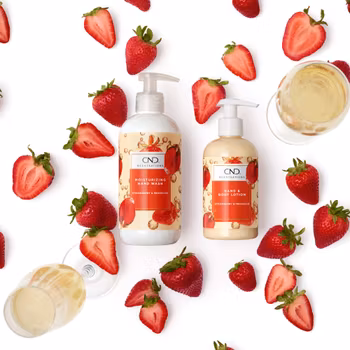 CND Wash Strawberry and Prosecco – Scent, 390 ml - Jordbær og Prosecco håndsåpe