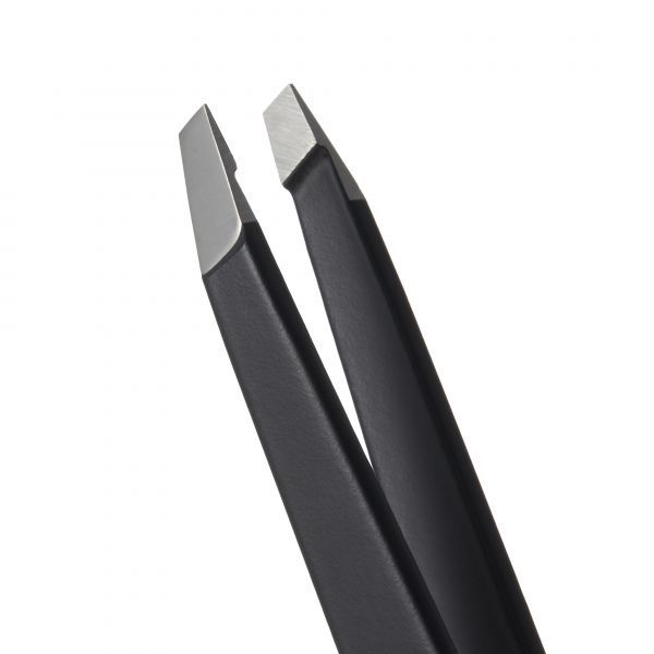 Browgame Cosmetics Signature Tweezer Slanted Soft Touch Blackout