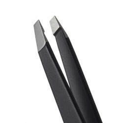 Browgame Cosmetics Signature Tweezer Slanted Soft Touch Blackout