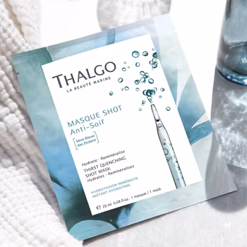 THALGO  Thirst Quenshimg Shot Mask - sheet maske - gir masse fukt til dehydrert hud