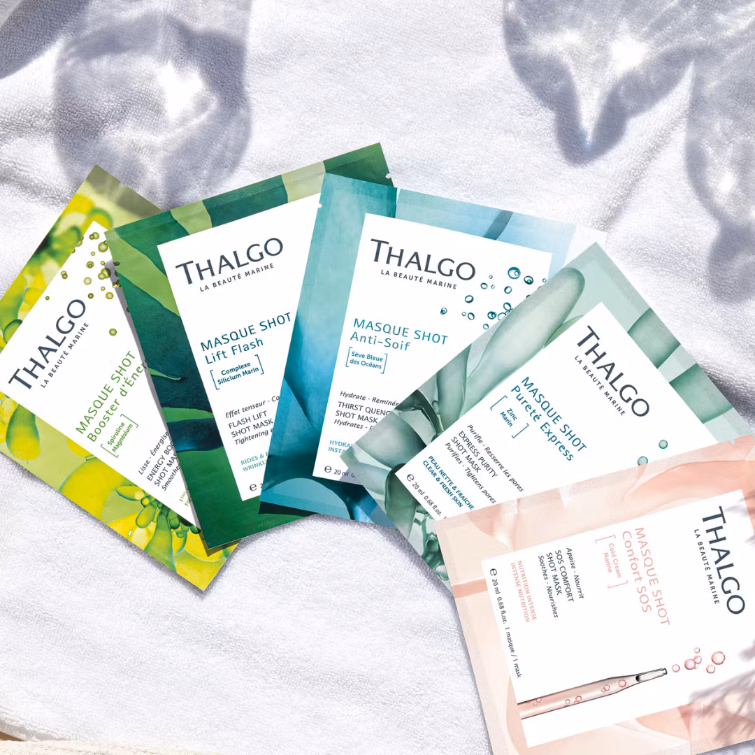 THALGO  Flash Lift Shot Mask - sheet maske - gir løft og virker oppstrammende
