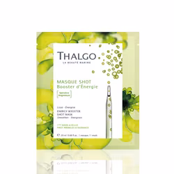 THALGO Energy Booster Shot Mask - sheet maske - gir glød og vitalitet til en matt, sliten hud