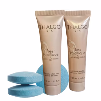 Thalgo mini lux SPA pakke - Showe gel, body milk, 2 badetabletter