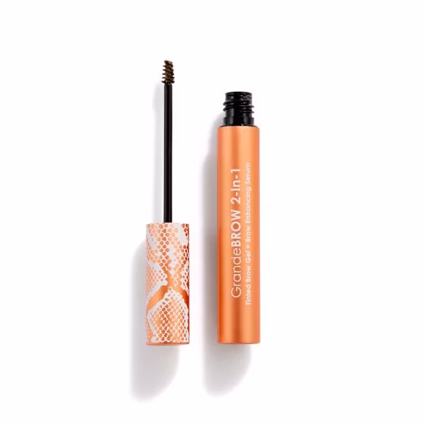GrandeBROW 2-In-1 Tinted Brow Gel + Brow Enhancing Serum - DARK