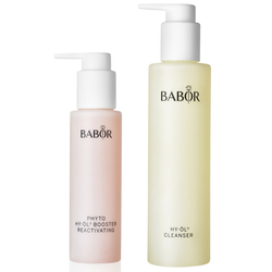 BABOR Cleanser HY-OL + Reactivating booster duo set - Rens for voksen hud