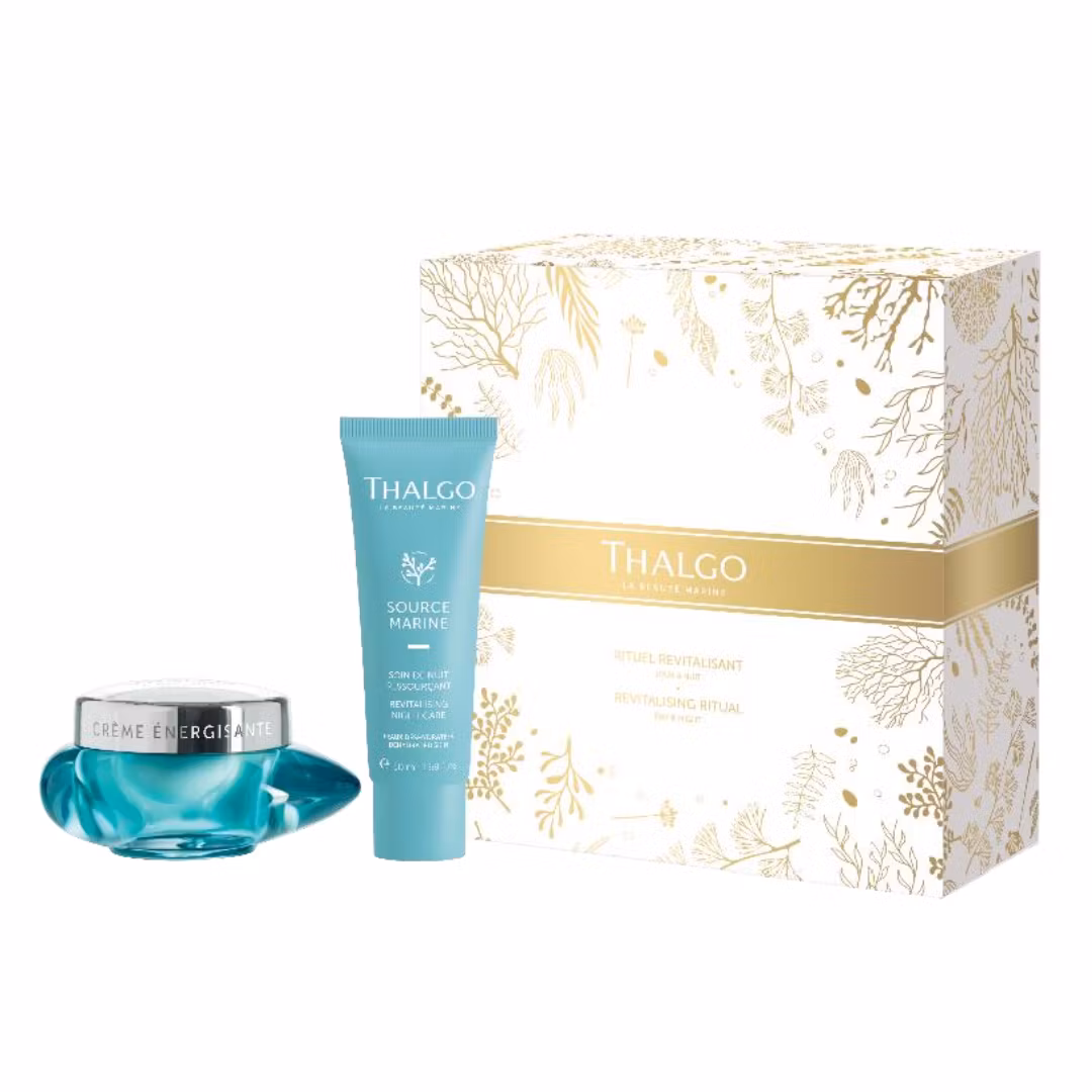 Thalgo Revitalising Ritual Spiruline Boost, glød dag- og nattkem