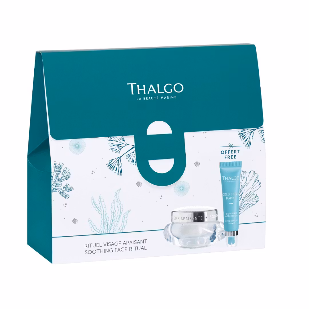 NYHET: Thalgo Soothing Face Ritual - beroligende dagkrem og leppomade