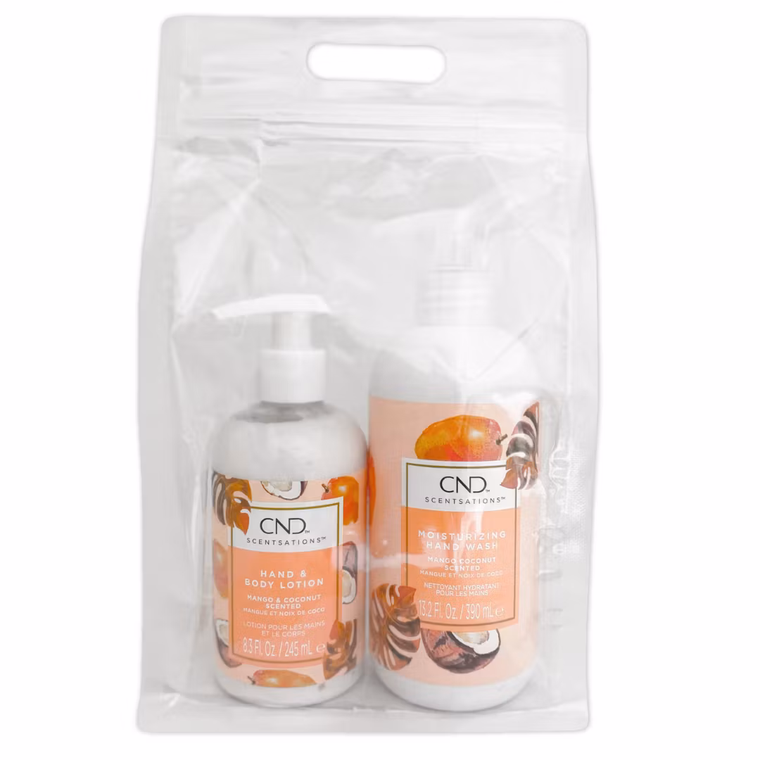 CND Scentsations - Mango and Coconut – Duo Wash & Lotion - Håndsåpe og håndkrem
