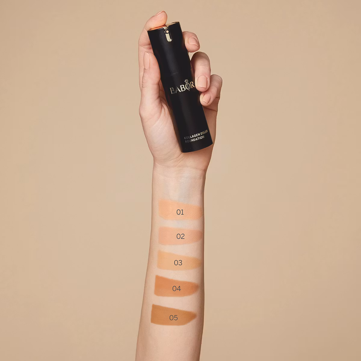 Babor Collagen Deluxe Foundation 01 porcelain