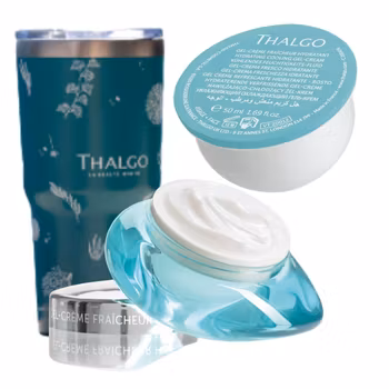 Thalgo kampanje - FUKT -  krem, refill og Thalgo drikkekopp