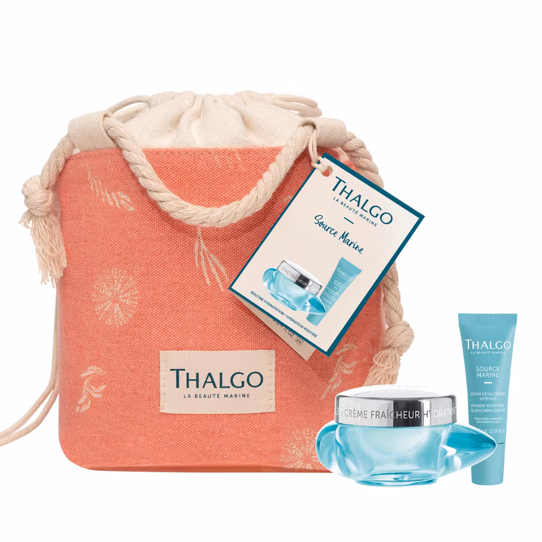 Thalgo Hydration Routine Source Marine - fuktighet dagkrem og serum