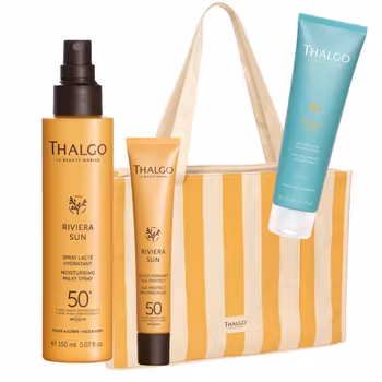 Thalgo Thalgo Riviera Sun Solbag med SPF50 ansikt + SPF50 kropp + Tan Prolonging Cooling Milk