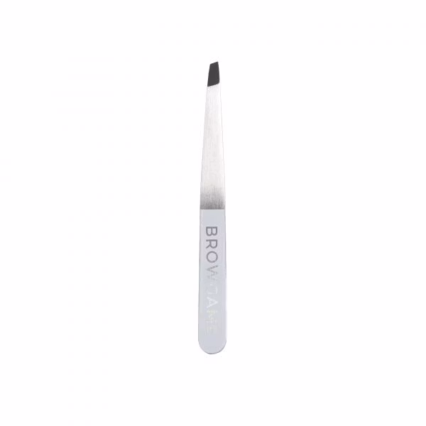 Browgame Cosmetics Prodnr. BG10014 Original Tweezer Slanted White