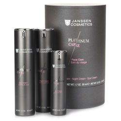 Janssen Cosmetics Platinium Face Care Set - Dag-, natt-, og øyenkrem