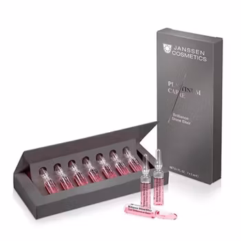 Janssen Cosmetics Platinum Care, Giftset Eye Care+Brilliance Shine Elixir, 7x2