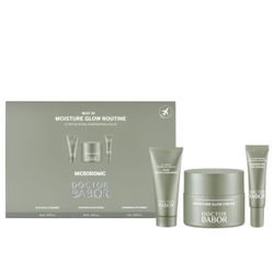 Dr. Babor Microbiomic Moisture Glow Rutine - Dagkrem, serum, øyenkrem