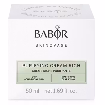 Babor Skinovage Purifying Cream Rich 50ml - rik krem for acne hud