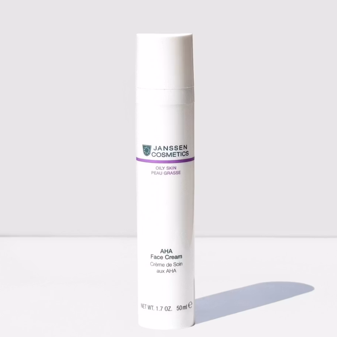 Janssen Cosmetics - Oily Skin, AHA Face Cream 50ml - Fruktsyre-krem for fet og uren hud.