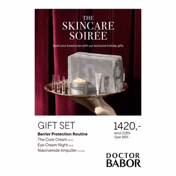 BABOR Doctor Barrier Protection Routine - kur krem for tørr hud - ampuller - øyenkrem