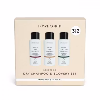 Löwengrip Good To Go – Dry Shampoo Discovery Set 3x100ml - 3 stk tørrshampoo