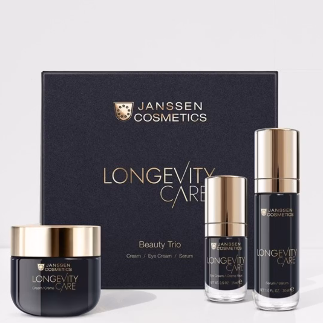 Janssen Cosmetics Longevity Care Beauty Trio - Krem, serum og øyenkrem