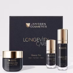 Janssen Cosmetics Longevity Care Beauty Trio - Krem, serum og øyenkrem