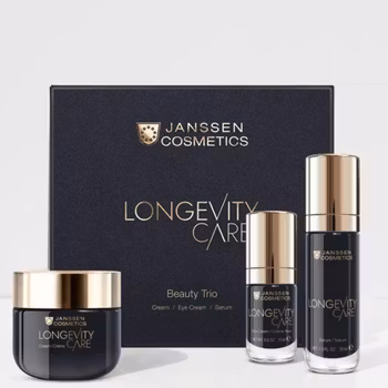 Janssen Cosmetics Longevity Care Beauty Trio - Krem, serum og øyenkrem