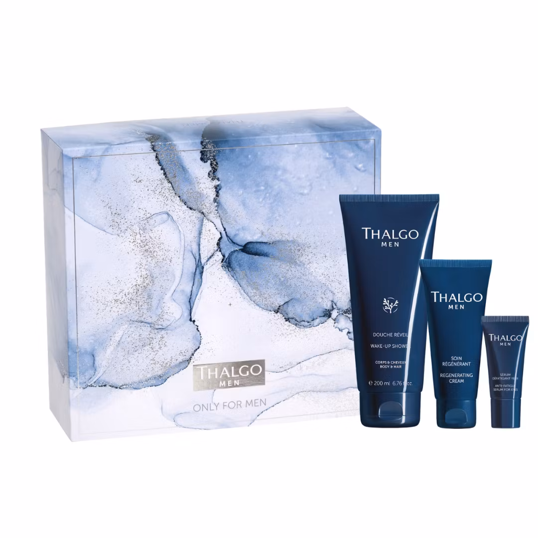 ThalgoMen – Only For Men Collection - Krem, øyenserum og dusjsåpe
