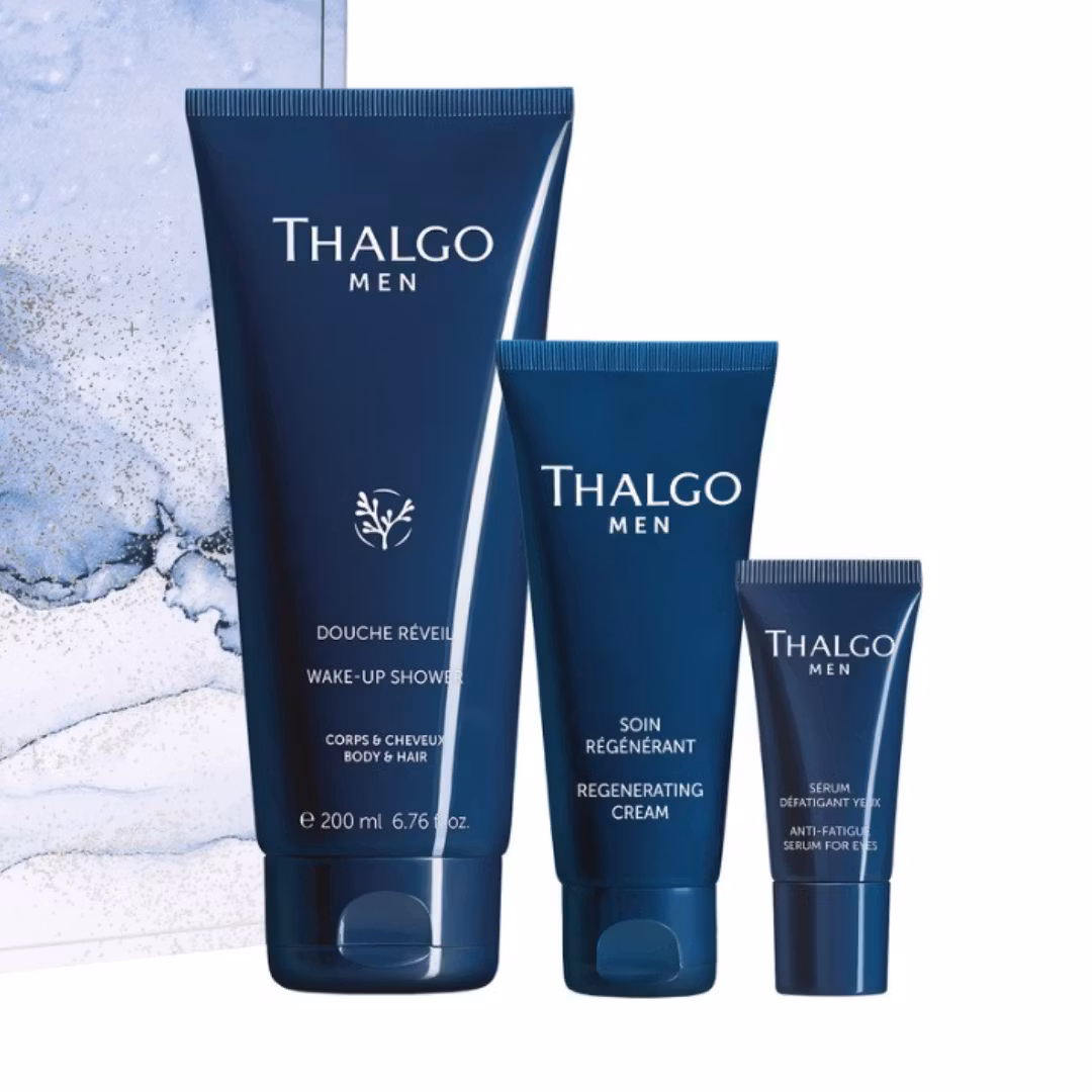 ThalgoMen – Only For Men Collection - Krem, øyenserum og dusjsåpe