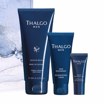 Thalgo Men – Only For Men Collection - Krem, øyenserum og dusjsåpe