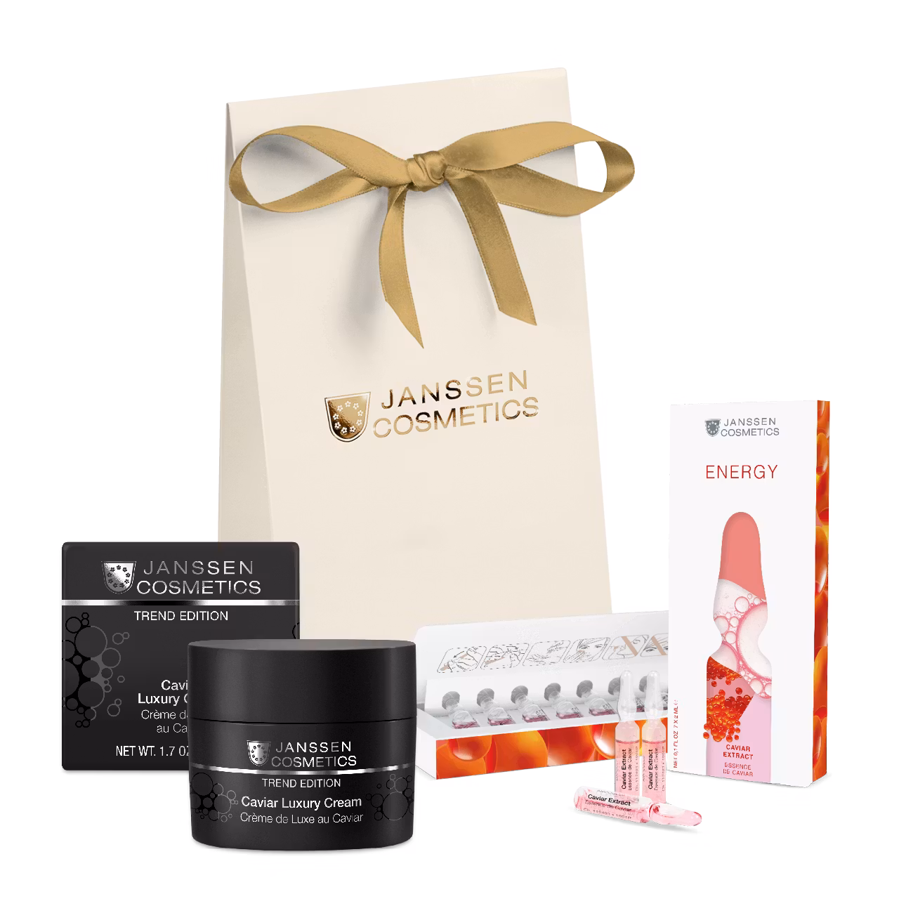 Janssen Cosmetics Caviar Luxury - Caviar Luxury Cream 50ml + Caviar Extract Ampoules 7x2ml