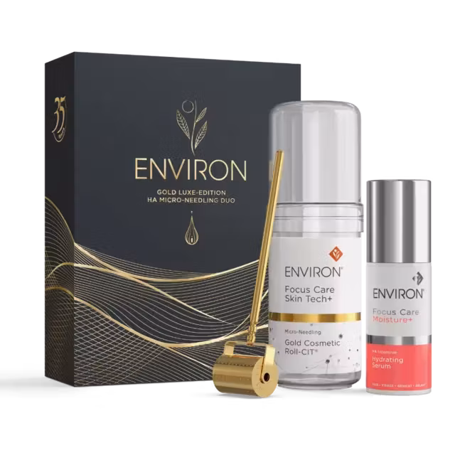 Environ HA Microneedling Duo Kit - gullrulle microneedel + fuktighetserum