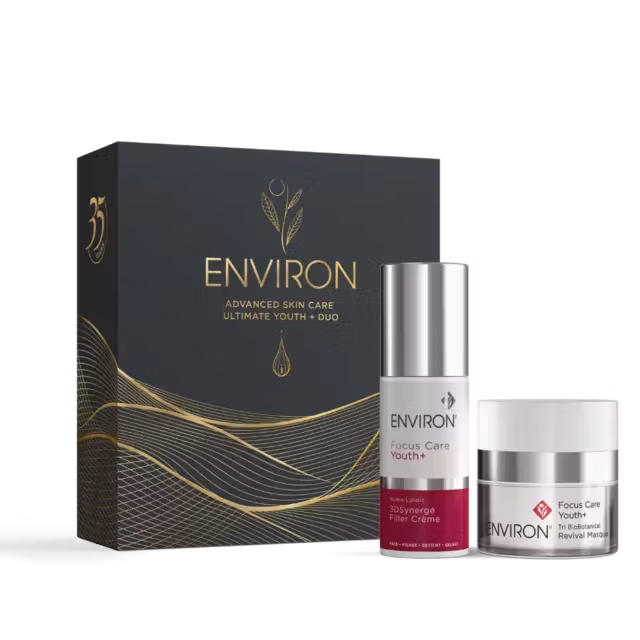 Environ Ultimate Youth+ Duo - peelende maske og hyaluronserum