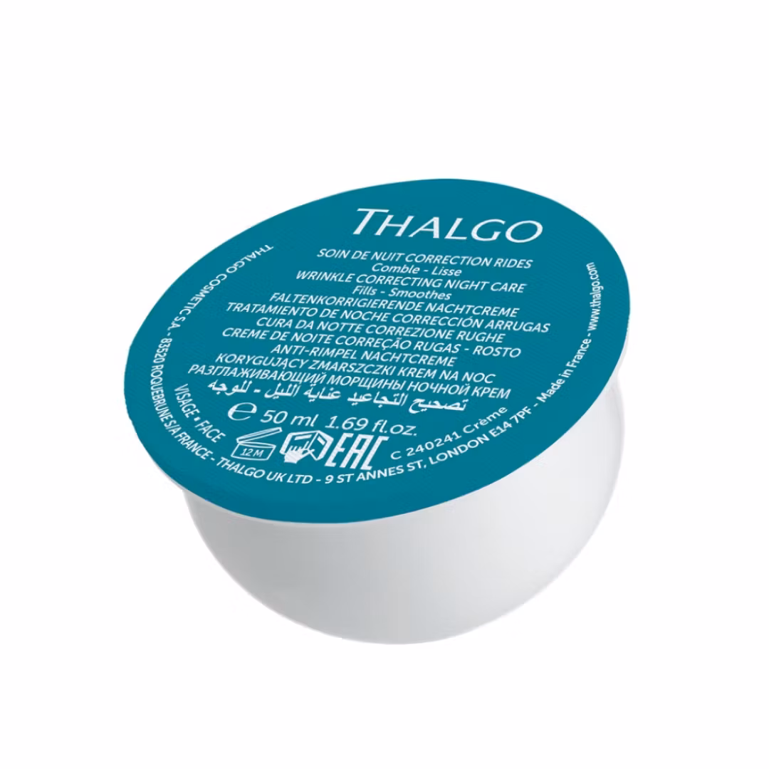 THALGO Hyalu-ProCollagen - Wrinkle Correcting Night Care REFILL 50ml - Antirynke nattkrem refill